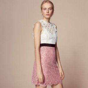 Sandro Gab Floral-Lace Pattern Dress